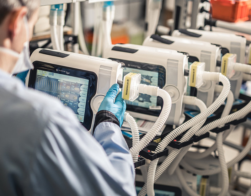 Οι Air Liquide, Groupe PSA, Schneider Electric και Valeo αυξάνουν την παραγωγή αναπνευστήρων