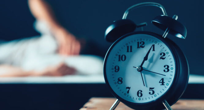 Sleeping disorder or insomnia concept