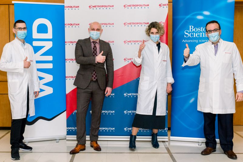 Πρωτοποριακή επέμβαση σε ζωντανή μετάδοση παρακολούθησαν περισσότεροι από 4.000 γιατροί παγκοσμίως μέσω της WIND