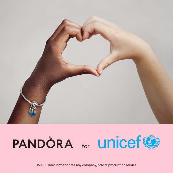 Η Pandora στηρίζει το έργο της UNICEF
