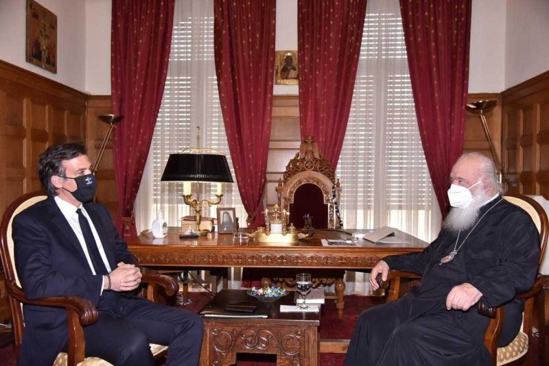 Συνάντηση Προέδρου ΕΟΔΥ με τον Αρχιεπίσκοπο Αθηνών και Πάσης Ελλάδος