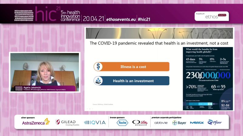 Αgata Jakoncic: H αξία της καινοτομίας για την εθνική στρατηγική υγείας και ανάπτυξης