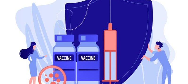 tiny-people-doctors-syringe-with-vaccine-shield-vaccination-program-disease-immunization-vaccine-medical-health-protection-concept-pinkish-coral-bluevector-vector-isolated-illustration_335657-1591
