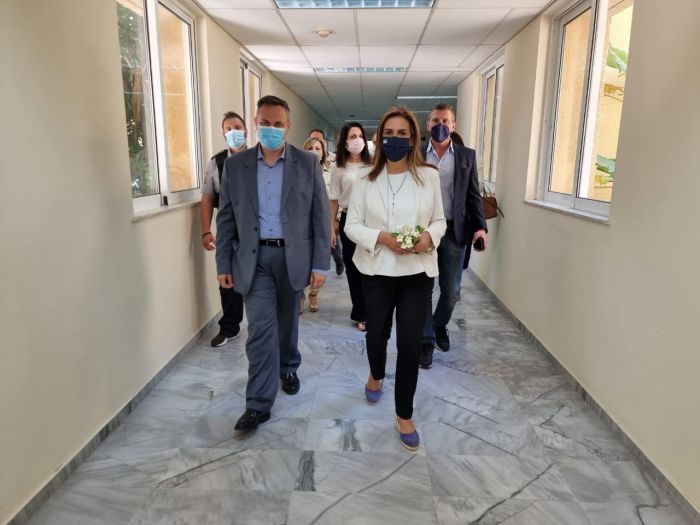 Επίσκεψη Υφυπουργού Υγείας Ζωής Ράπτη στο Γενικό Νοσοκομείο Ρόδου