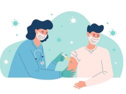 illustration-doctor-injecting-vaccine-patient-clinic_23-2148865177