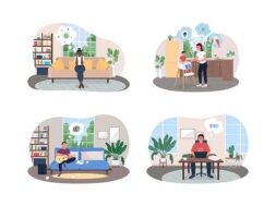 isolation-stress-anxiety-2d-web-set_151150-5174