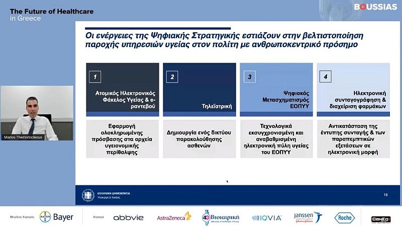 Ο Α. Βατόπουλος και ο Μ. Θεμιστοκλέους στο 11ο Συνέδριο The Future of Healthcare in Greece