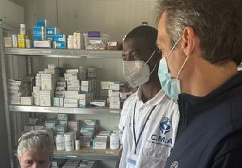 Επίσκεψη του Προέδρου του ΕΟΔΥ στο ΚΥΤ Μαυροβούνι Λέσβου