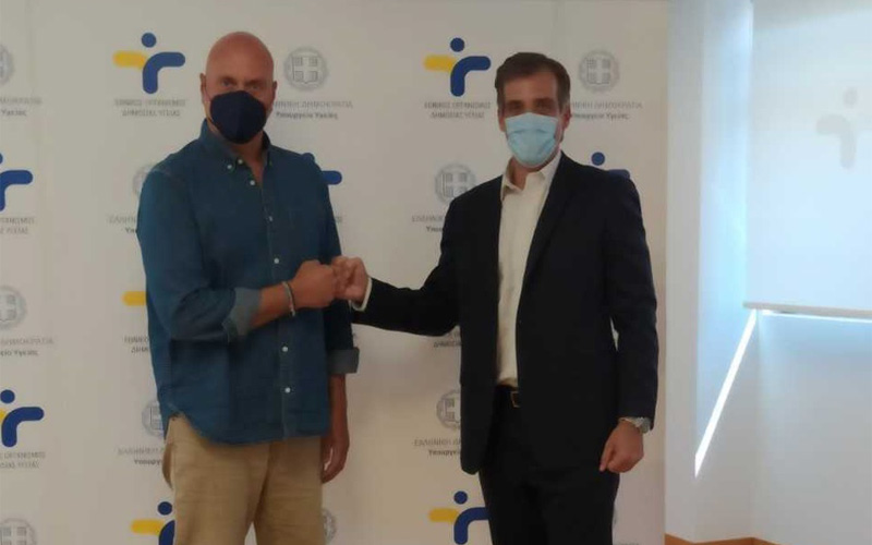 Συνάντηση παραλαβής – παράδοσης Θεοκλή Ζαούτη και Παναγιώτη Αρκουμανέα