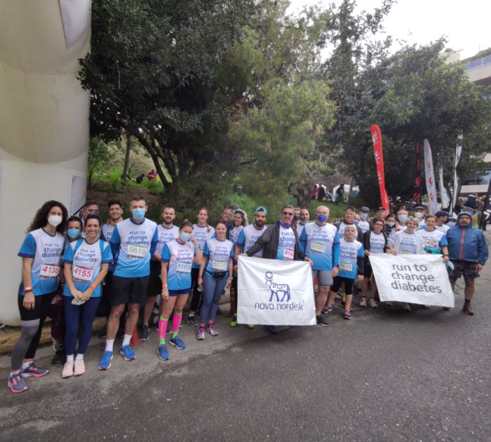 Η ομάδα «Τρέχουμε για να αλλάξουμε το Διαβήτη» της Novo Nordisk Hellas συμμετείχε στο Lycabettus Run 2022.