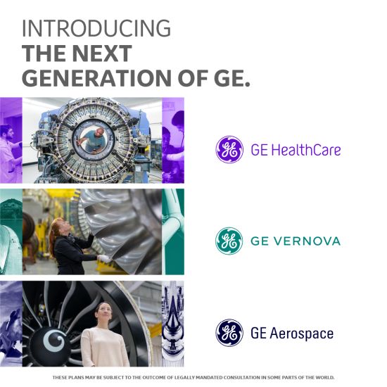GE: Αποκαλύπτει τα εμπορικά ονόματα τριών προγραμματισμένων μελλοντικών δημόσιων εταιρειών