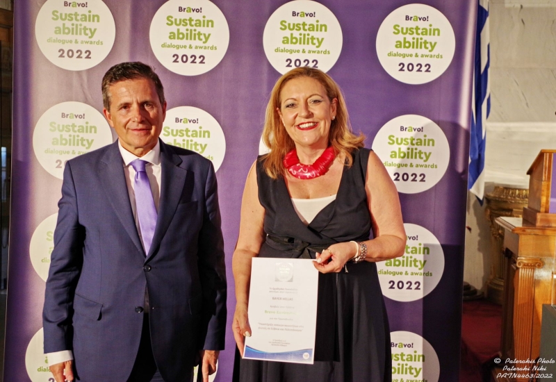 Η Bayer Ελλάς διακρίνεται στα “Bravo Sustainability Awards 2022”