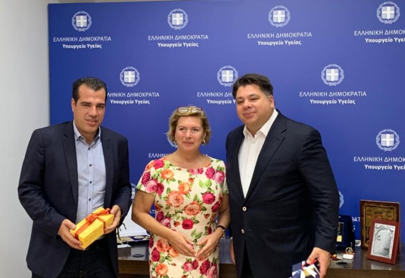 Συνάντηση Πλεύρη-Γκάγκα με τον Αμερικανό πρέσβη Τζορτζ Τσούνη