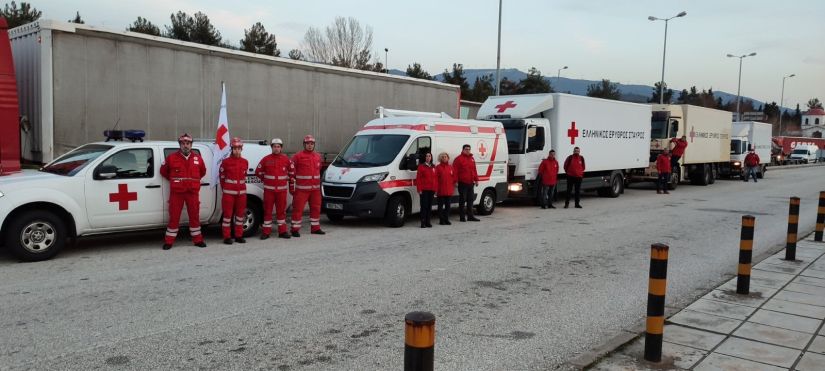 O Ελληνικός Ερυθρός Σταυρός ενισχύει τους αμάχους της Ουκρανίας