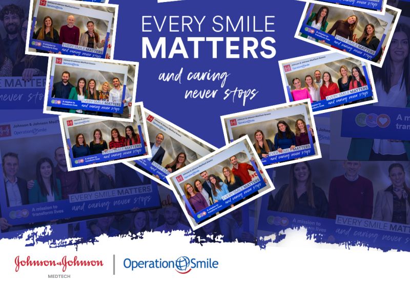 Η Johnson & Johnson MedTech Ελλάδας στηρίζει το Operation Smile, προσφέροντας περισσότερα από 50 χαμόγελα