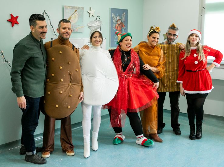 Γλυκιά ξιφομαχία για τους ασθενείς στο Νοσ. Παπαγεωργίου