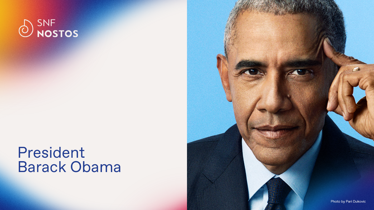 Συμμετοχή του Προέδρου Barack Οbama στο SNF Nostos Conference, τον Ιούνιο του 2023