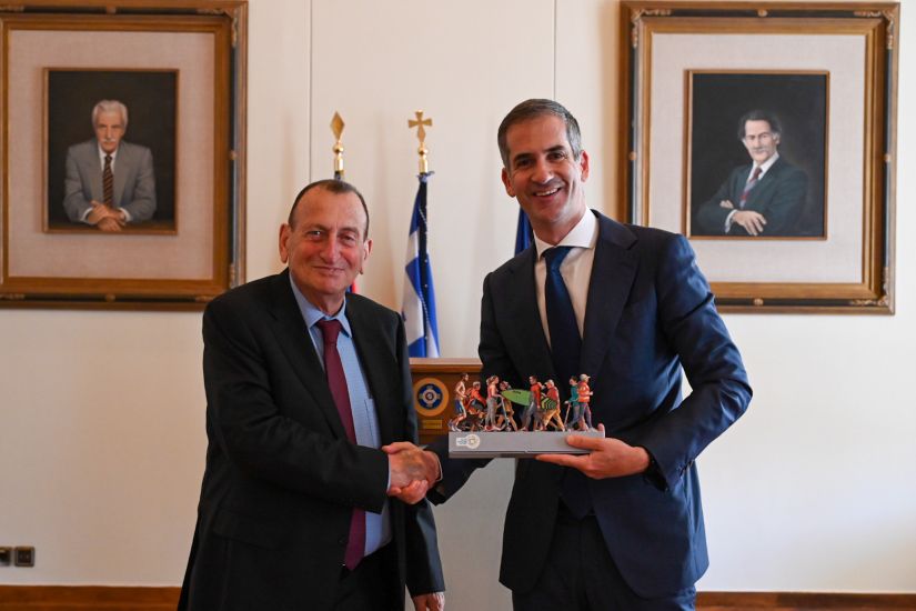 Συνάντηση του Δημάρχου Αθηναίων Κ. Μπακογιάννη με τον Δήμαρχο του Τελ Αβίβ Ron Huldai