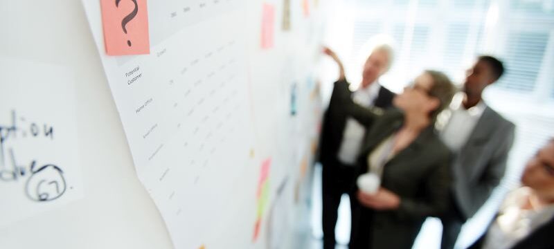 Productive Project Discussion of Colleagues