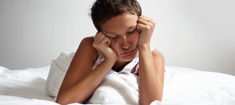 woman wants to sleep