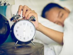 Clock in bedroom