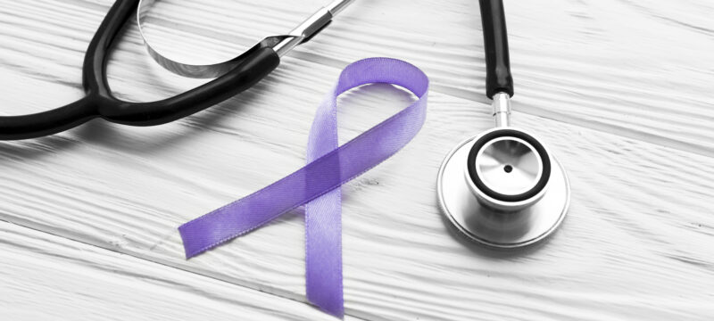 close-up-violet-ribbon-stethoscope