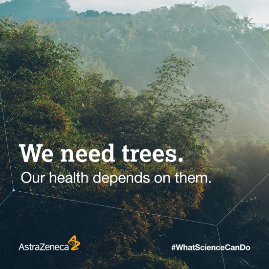 AstraZeneca: Eπένδυση 400 εκατομμυρίων δολαρίων στην αναδάσωση και τη βιοποικιλότητα για την υποστήριξη της δράσης για την κλιματική αλλαγή και της ανθρώπινης υγείας