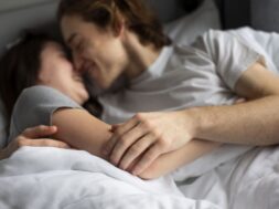 couple-embracing-fondly-while-bed