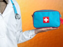 Hands of medical doctor