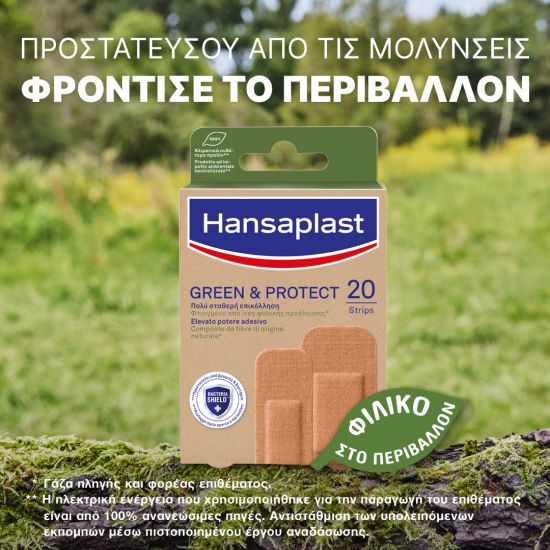 Το Hansaplast στηρίζει τη βιώσιμη προστασία των πληγών