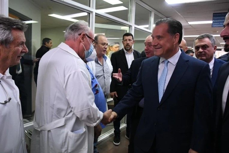 Επίσκεψη του Υπουργού Υγείας Άδωνι Γεωργιάδη σε υγειονομικές μονάδες σε Κοζάνη και Φλώρινα