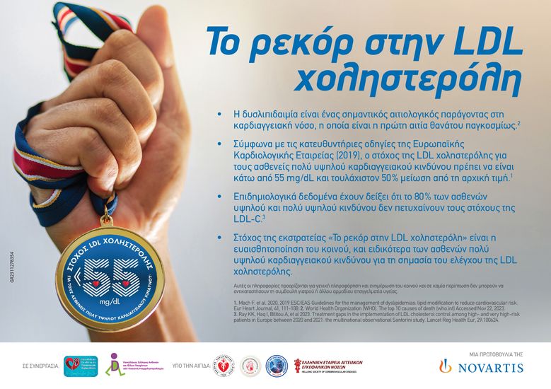 Παγκόσμια Ημέρα Καρδιάς:  Οι πρωτοβουλίες της Novartis για την προαγωγή της καρδιαγγειακής υγείας