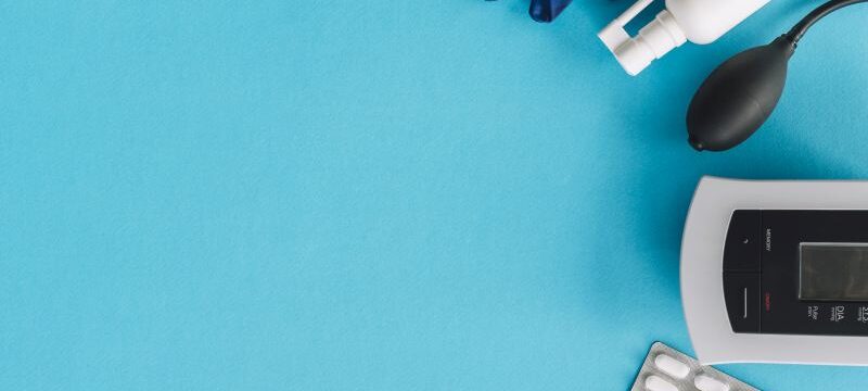 various-medical-equipments-blue-backdrop