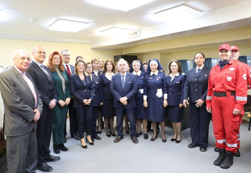 Ο Ελληνικός Ερυθρός Σταυρός στα εγκαίνια του Σταθμού Πρώτων Βοηθειών στο Εφετείο Αθηνών
