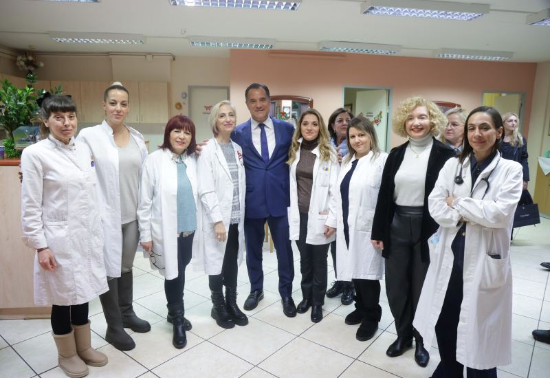 Επίσκεψη  του Υπουργού Υγείας Άδωνι Γεωργιάδη στο 2ο ΚΑΠΗ Γαλατσίου για την επίσημη έναρξη της Δράσης Προληπτικών Εξετάσεων στα ΚΑΠΗ