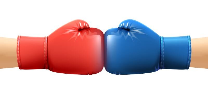 Hands In Boxing Gloves