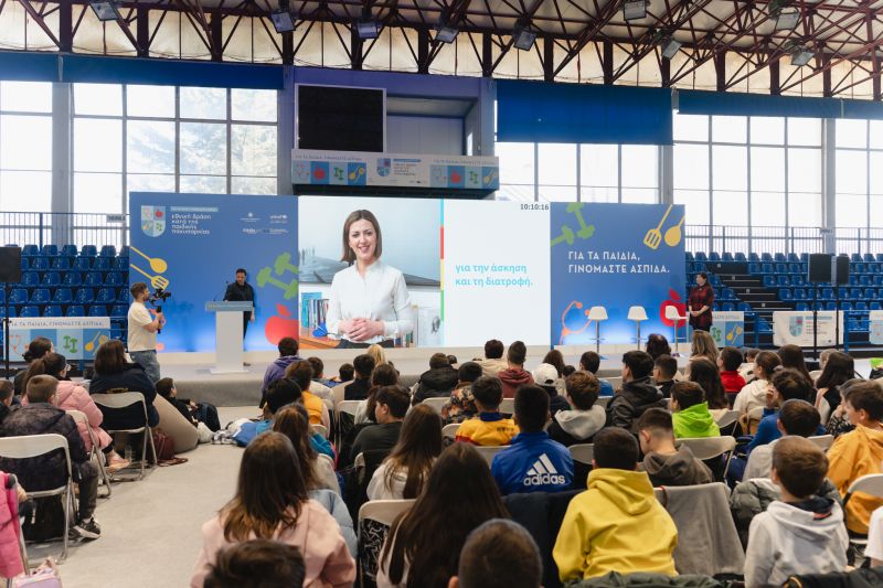 Η Τρίπολη είναι ο δέκατος σταθμός της «Μεγάλης Γιορτής για Άσκηση και Διατροφή» από το Υπουργείο Υγείας και την UNICEF