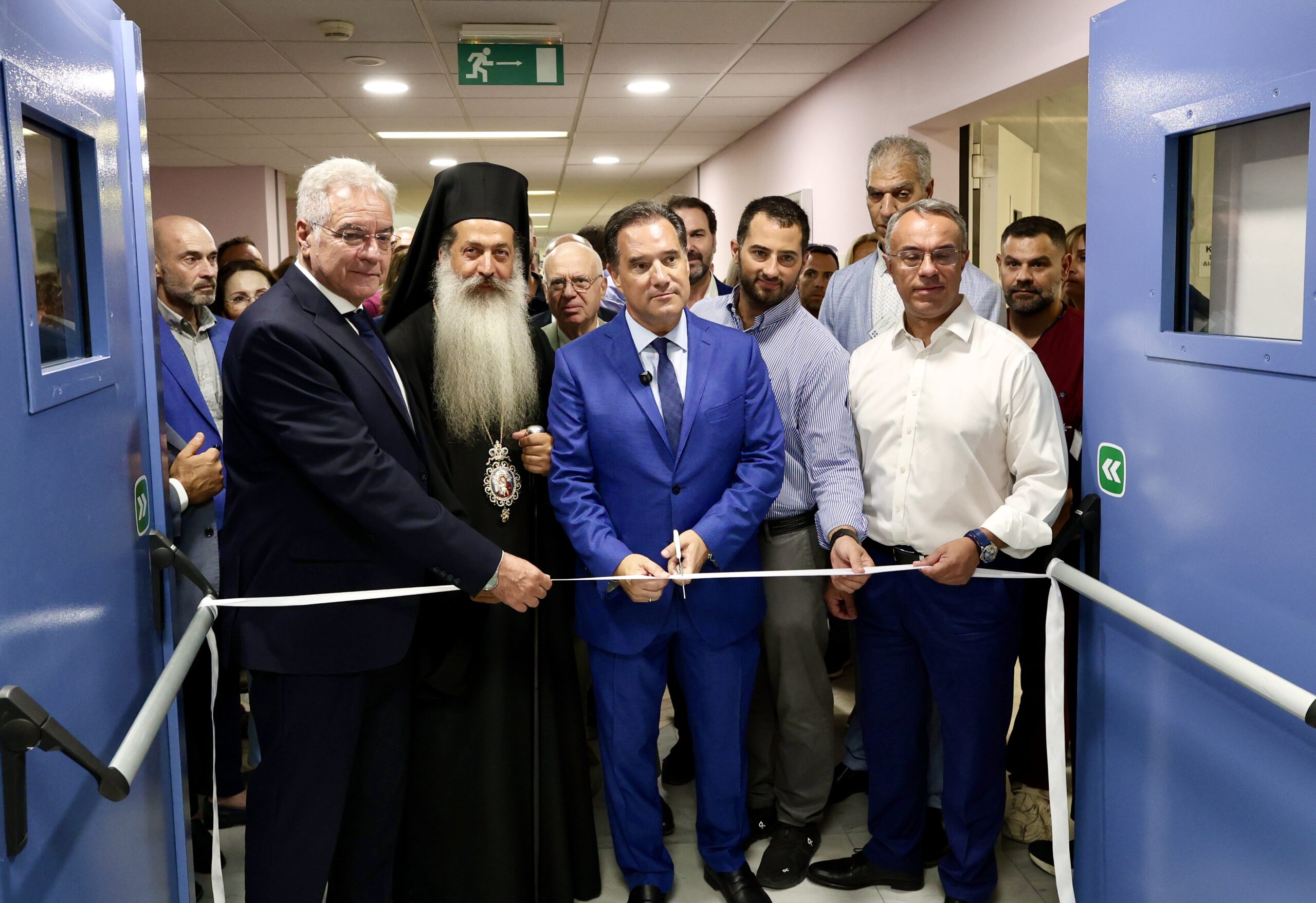 Ο Υπ. Υγείας Άδωνις Γεωργιάδης στη Λαμία για τα νέα ΤΕΠ του νοσοκομείου