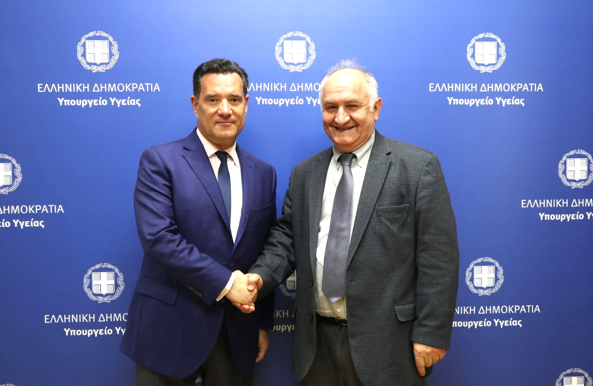 Συνάντηση του Υπουργού Υγείας Άδωνι Γεωργιάδη με τον Πρόεδρο του ΚΕΣΥ