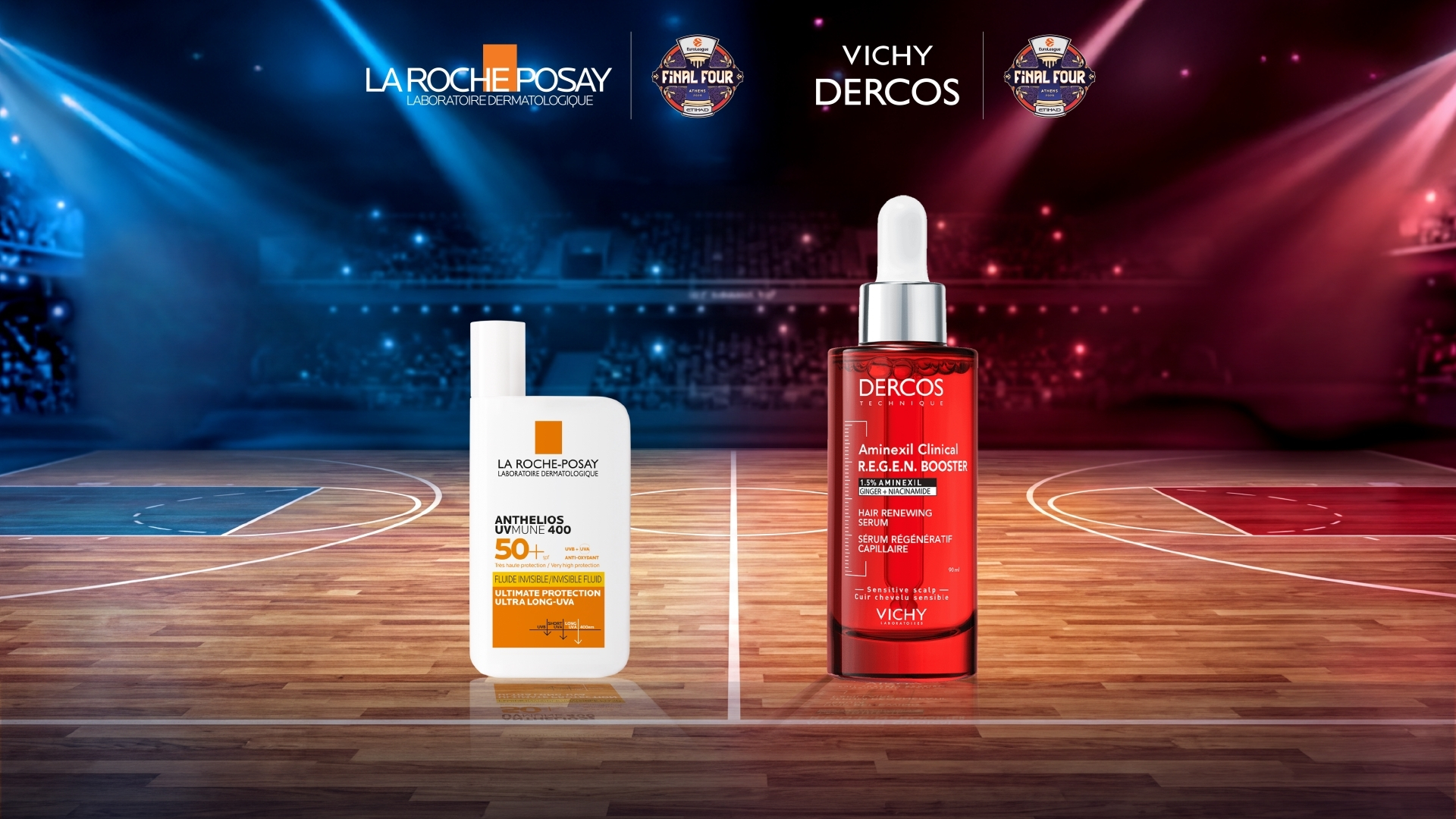 Η Euroleague Basketball ενισχύει το εμπορικό της χαρτοφυλάκιο με Vichy και La Roche-Posay