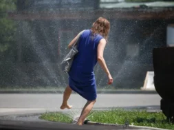 POLAND-HOT-WEATHER