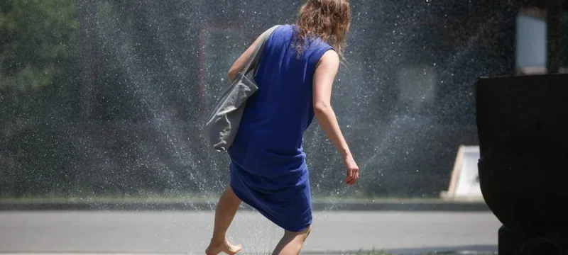POLAND-HOT-WEATHER