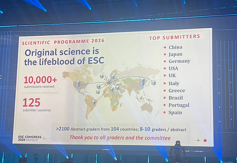 ESC Congress 2026: Η ελληνική Καρδιολογία πρωταγωνιστεί διεθνώς