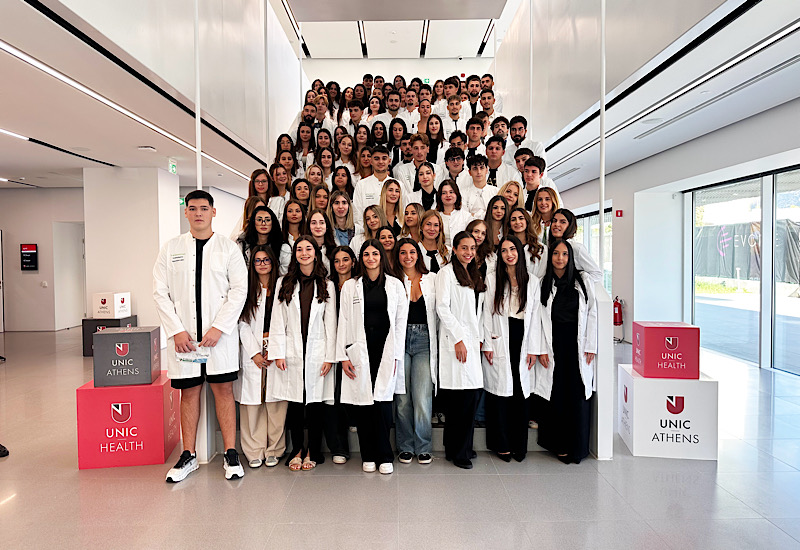 Το UNIC Athens καλωσόρισε τους πρωτοετείς φοιτητές του προγράμματος Φαρμακευτικής